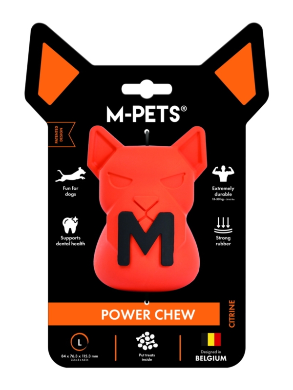 M-PETS POWER CHEW Dog Toy Citrine L