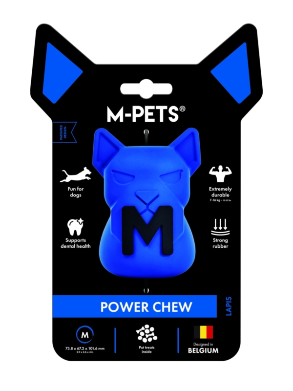 M-PETS POWER CHEW Dog Toy Lapis M