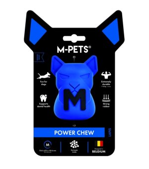M-PETS POWER CHEW Dog Toy Lapis M