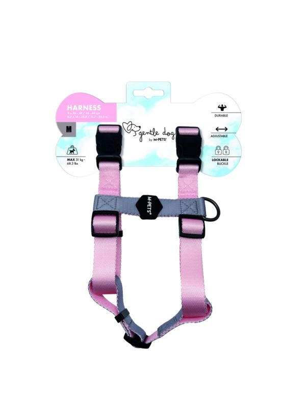 M-PETS Szelki dla psa Gentle Dog Różowe M