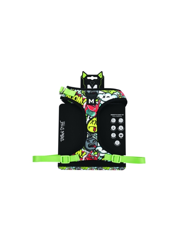 M-PETS Urban Style FREESTYLE MULTI Easy Fit szelki bezuciskowe L