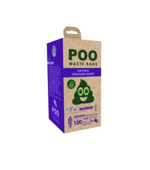 M-PETS Woreczki na psie odchody POO 120szt. Lawenda