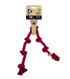 M-PETS Zabawka dla psa COTO Rope 105cm Czerwona