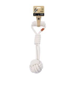 M-PETS Zabawka dla psa COTO Tug Ball 36cm Biała