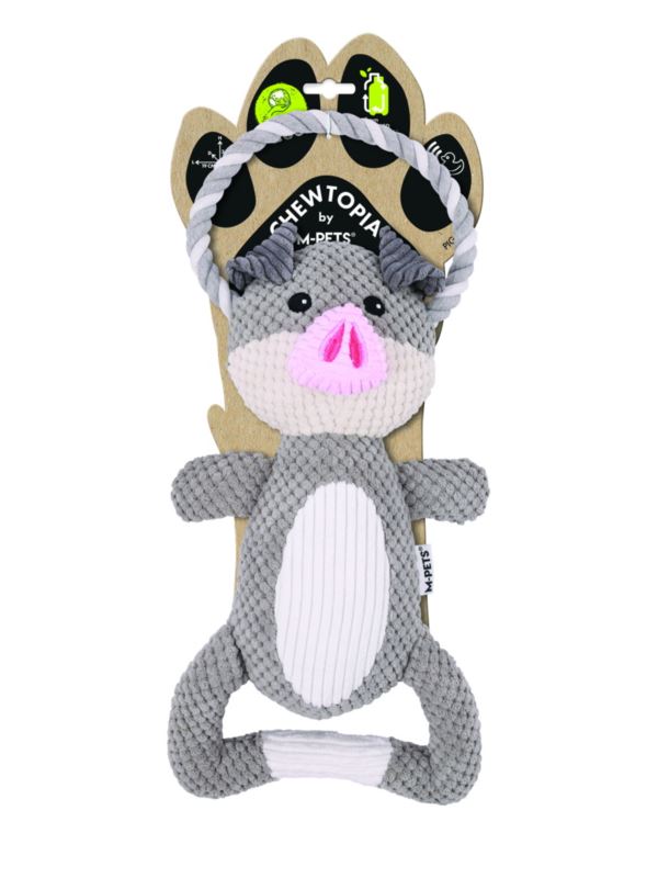 M-PETS Zabawka dla psów Eco Chewtopia Świnka
