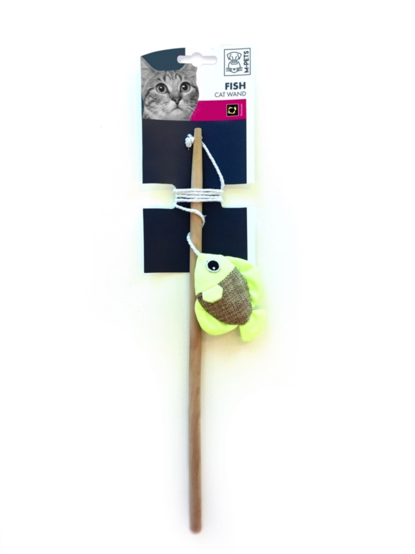 M-PETS Zabawka Kot - fluoresc. Fish Wand