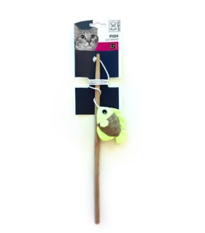 M-PETS Zabawka Kot - fluoresc. Fish Wand