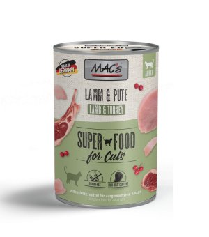 MAC`s karma mokra dla kotów dorosłych Jagnięcina i Indyk 400g