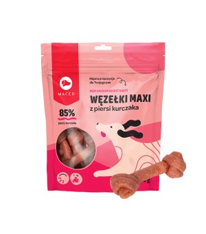 MACED MAXI Węzełki z Piersi Kurczaka 500g