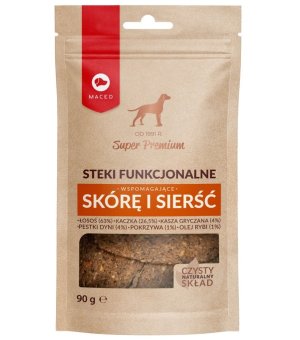 MACED Steki Funkcjonalne Na Sierść i Skórę - Łosoś i Kaczka 90g