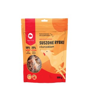 MACED Suszone Rybki z Kurczakiem 500g