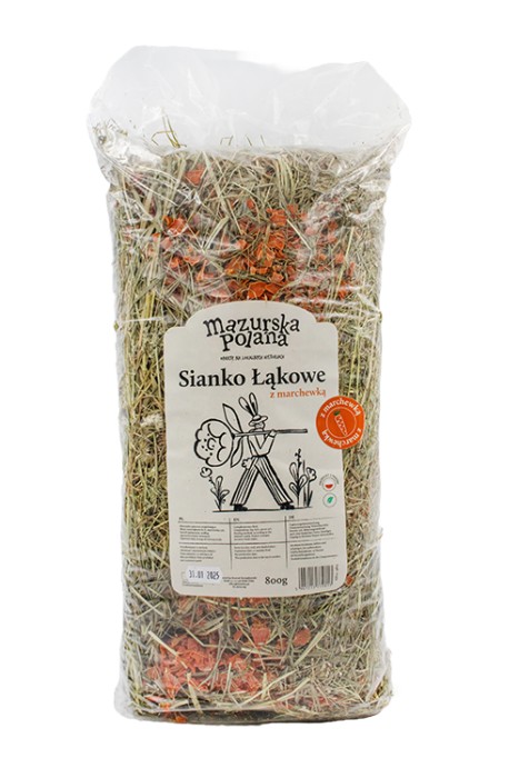 Mazurska Polana Sianko Łąkowe z Marchewką 800g