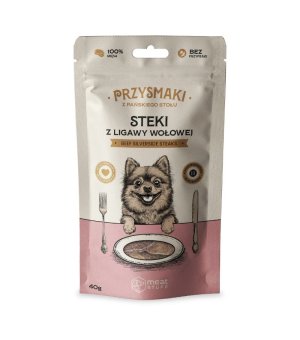 Meat Stuff Przysmaki z Pańskiego Stołu - Steki z Ligawy wołowej 75g