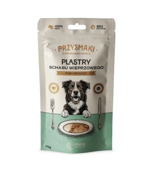 Meat Stuff Przysmaki z Pańskiego Stołu - Plastry schabu wieprzowego 75g