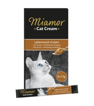 MIAMOR Cat Snack pasta dla kota z wątróbką 6 x 15g
