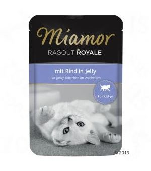 Karma mokra dla kociąt Miamor Kitten z wołowiną w galaretce 100g