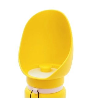 Misako Butelka na wodę składana dla psa żółta 550ml