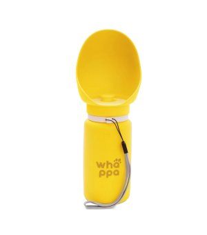 Misako Butelka na wodę składana dla psa żółta 550ml