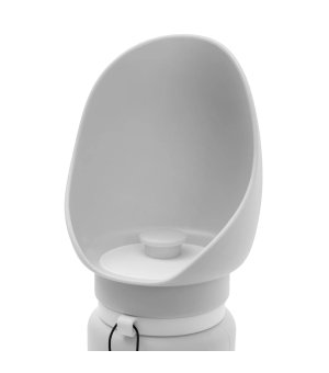 Misako Butelka na wodę składana dla psa szara 550ml