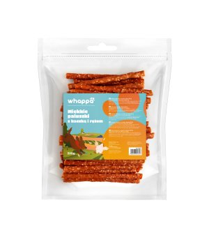 Misako Miękkie paluszki Kaczka z Ryżem 500g