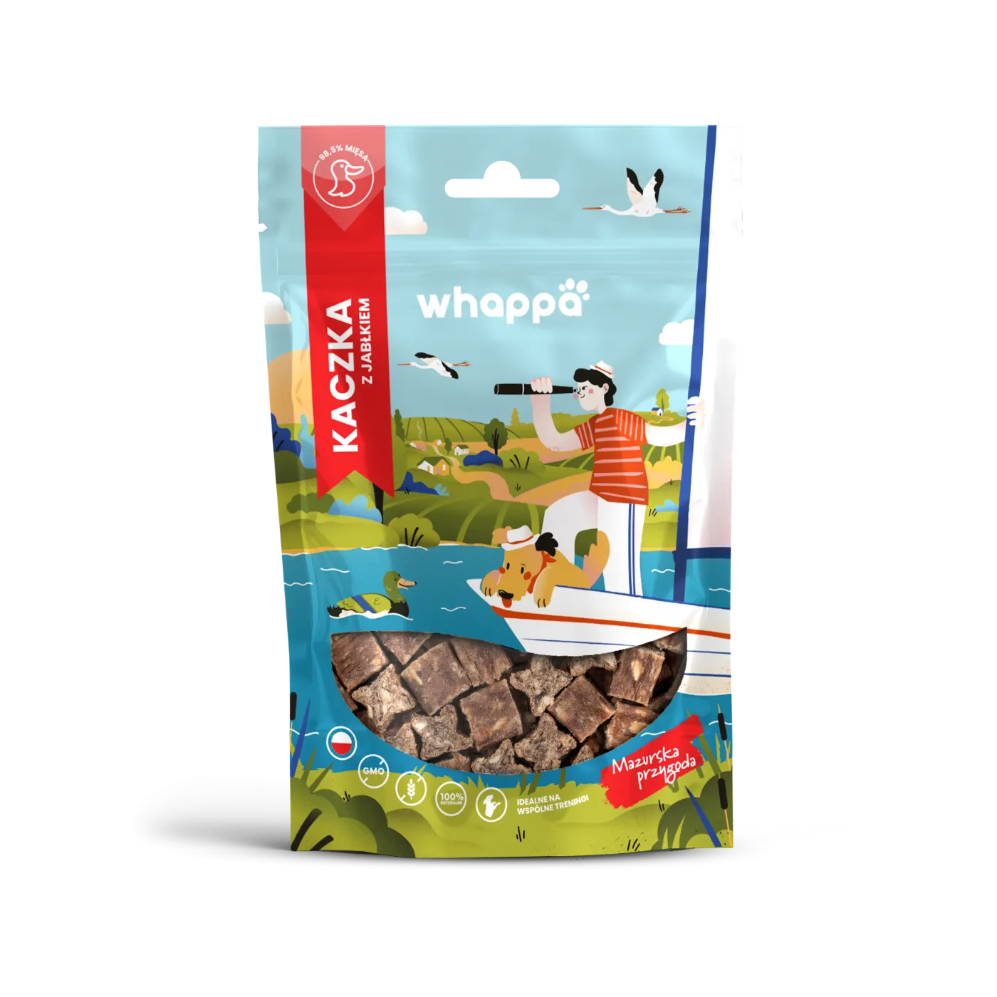 Misako Monoproteinowe Przysmaki dla psów kosteczki Kaczka z Jabłkiem 70g