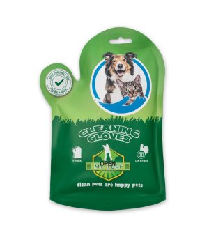 Misako Nawilżane rękawiczki pielęgnacyjne dla psów i kotów 6szt.