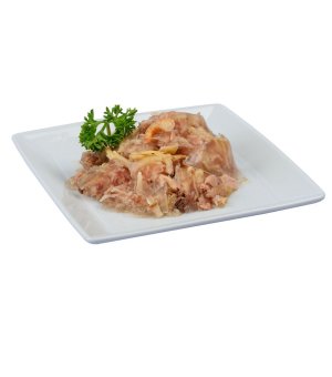 MOONLIGHT Dinner Karma mokra uzupełniająca dla kotów dorosłych i kociąt nr. 6 - Tuńczyk + Kurczak + Krewetki w galarecie 80g