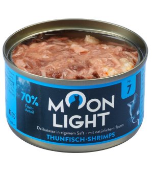 MOONLIGHT Dinner Karma mokra uzupełniająca dla kotów dorosłych i kociąt nr. 7 - Tuńczyk + Krewetki 80g