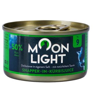 MOONLIGHT Dinner Karma mokra uzupełniająca dla kotów dorosłych i kociąt nr. 9 - Lucjan + Dynia 80g