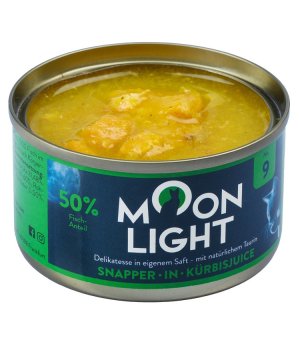 MOONLIGHT Dinner Karma mokra uzupełniająca dla kotów dorosłych i kociąt nr. 9 - Lucjan + Dynia 80g