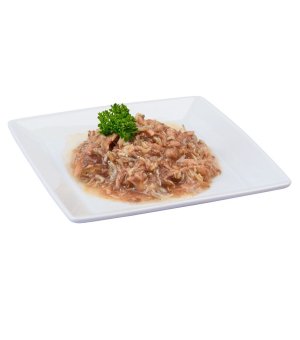 MOONLIGHT Dinner Karma mokra uzupełniająca dla kotów dorosłych i kociąt nr. 10 - Tuńczyk + Shirasu 80g