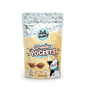 Mr. Bandit Crunchy Pockets chrupiąca przekąska z tuńczykiem i kurczakiem 40g