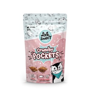 Mr. Bandit Crunchy Pockets chrupiąca przekąska z tuńczykiem i krewetkami 40g