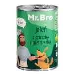 Mr. Bro karma mokra dla psów dorosłych Jeleń z Gruszką i Peitruszką 400g 