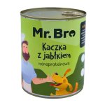 Mr. Bro karma mokra dla psów dorosłych Kaczka z Jabłkiem 800g