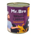 Mr. Bro karma mokra dla psów dorosłych Wołowina z Jabłkiem 800g