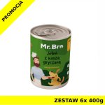 Mr. Bro karma mokra dla psów dorosłych Jeleń z Kaszą Gryczaną ZESTAW 6x 400g 