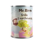 Mr. Bro karma mokra niskotłuszczowa dla psów dorosłych Light Królik z Marchewką 400g 