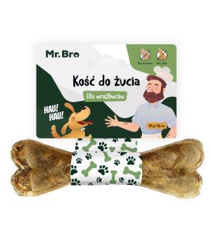 Mr. Bro kość do żucia Dla Wrażliwców z Krylem i Łososiem 12cm