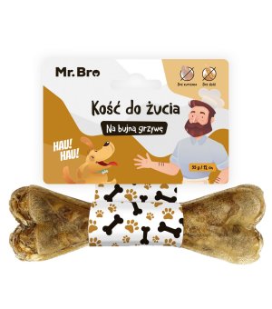 Mr. Bro kość do żucia Na Bujną Grzywę z biotyną i białkiem owadów 12cm