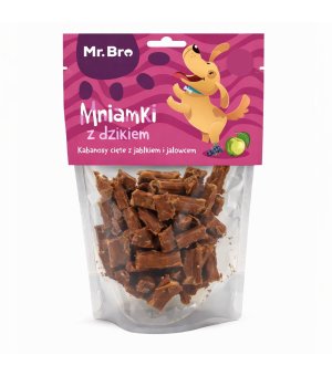 Mr. Bro Mniamki Przysmaki Treningowe z Dzikia z Jabłkiem i Jałowcem 80g