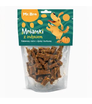Mr. Bro Mniamki Przysmaki Treningowe z Indyka z Pestkami Dyni i Kurkumą 80g