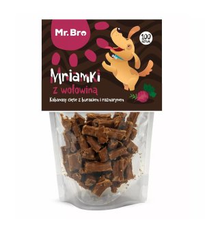 Mr. Bro Mniamki Przysmaki Treningowe z Wołowiny z Burakiem i Rozmarynem 80g
