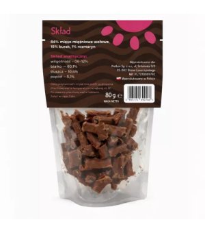 Mr. Bro Mniamki Przysmaki Treningowe z Wołowiny z Burakiem i Rozmarynem 80g