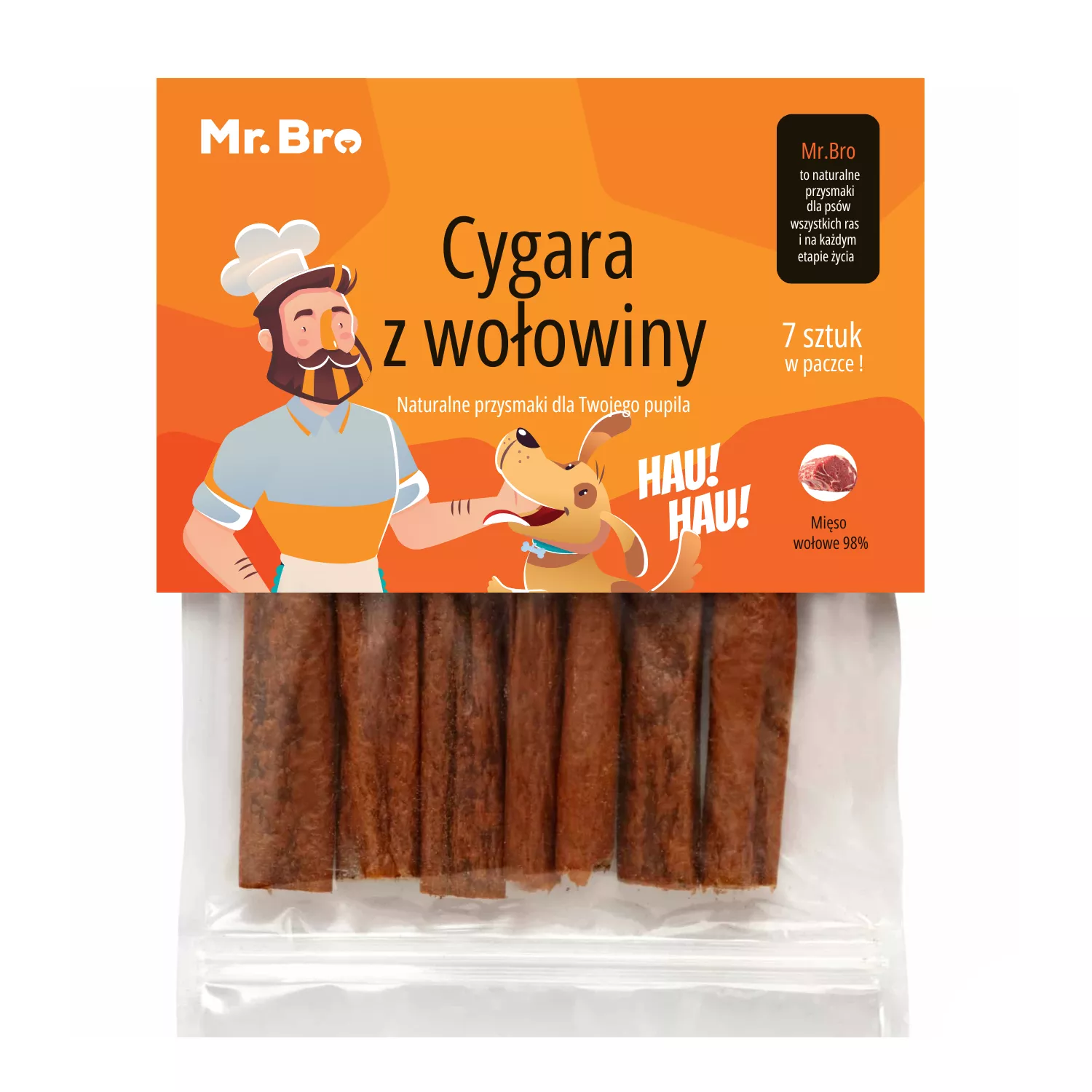 Mr. Bro Psie Cygara z Wołowiny 7 szt.