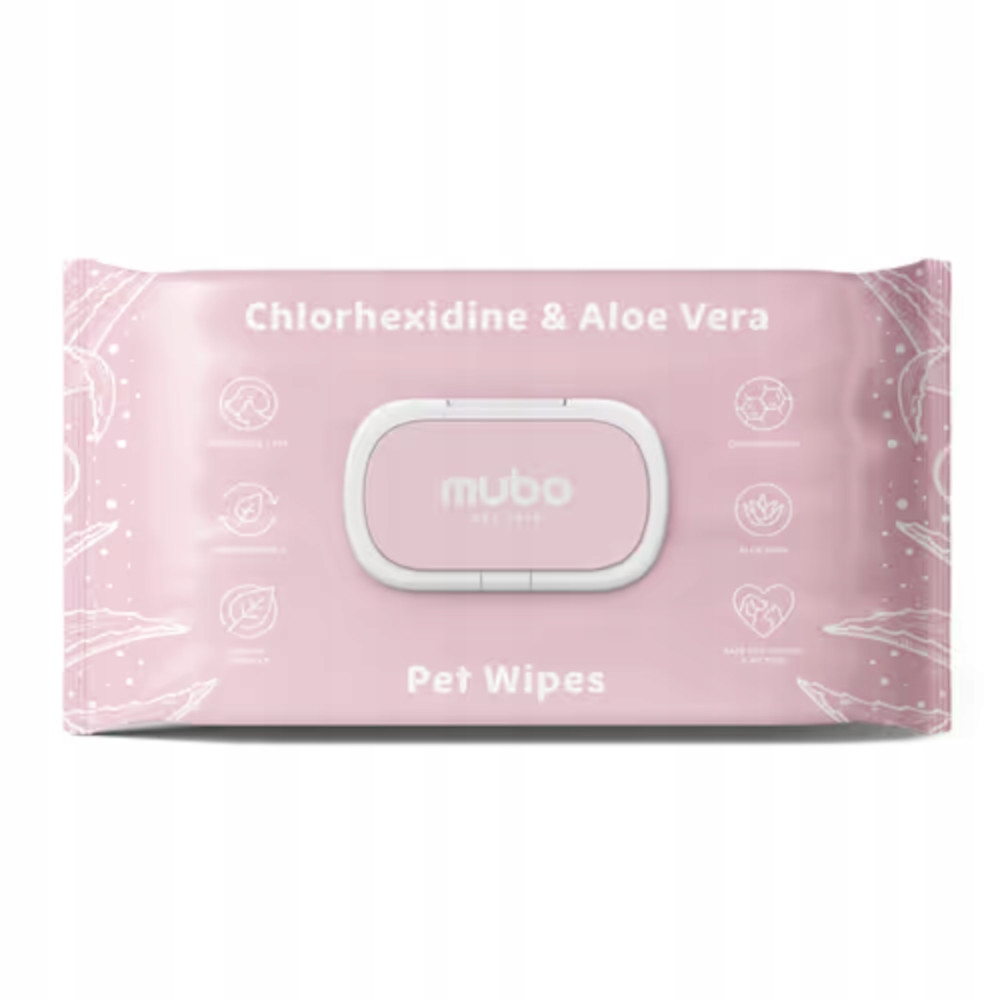 Mubo Chusteczki z Chlorheksydyną 100szt.