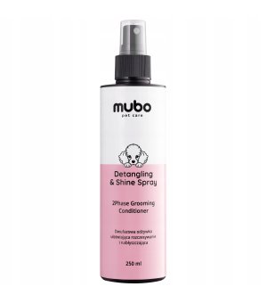 Mubo Detangling & Shine Spray - Dwufazowa odżywka ułatwiająca rozczesywanie 250ml