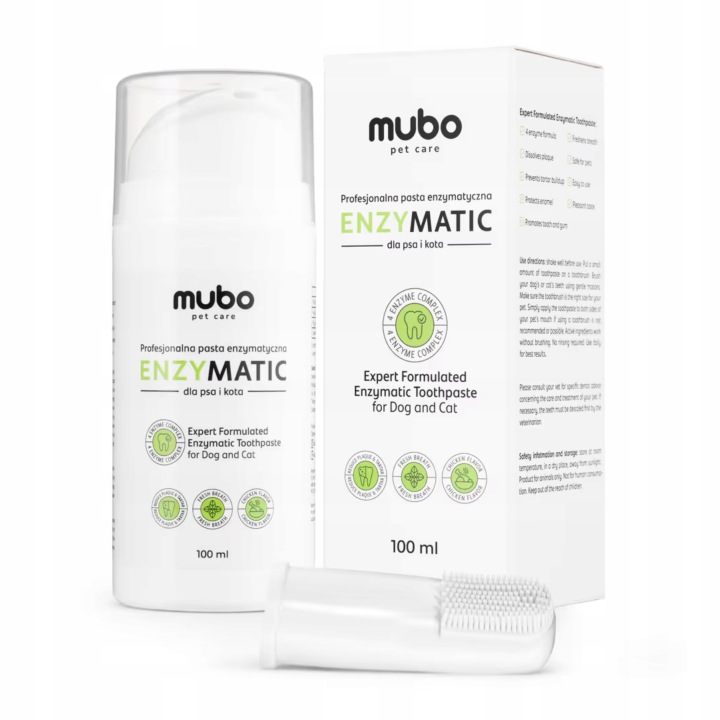 Mubo EnzyMatic Pasta Enzymatyczna dla psów i kotów 100ml