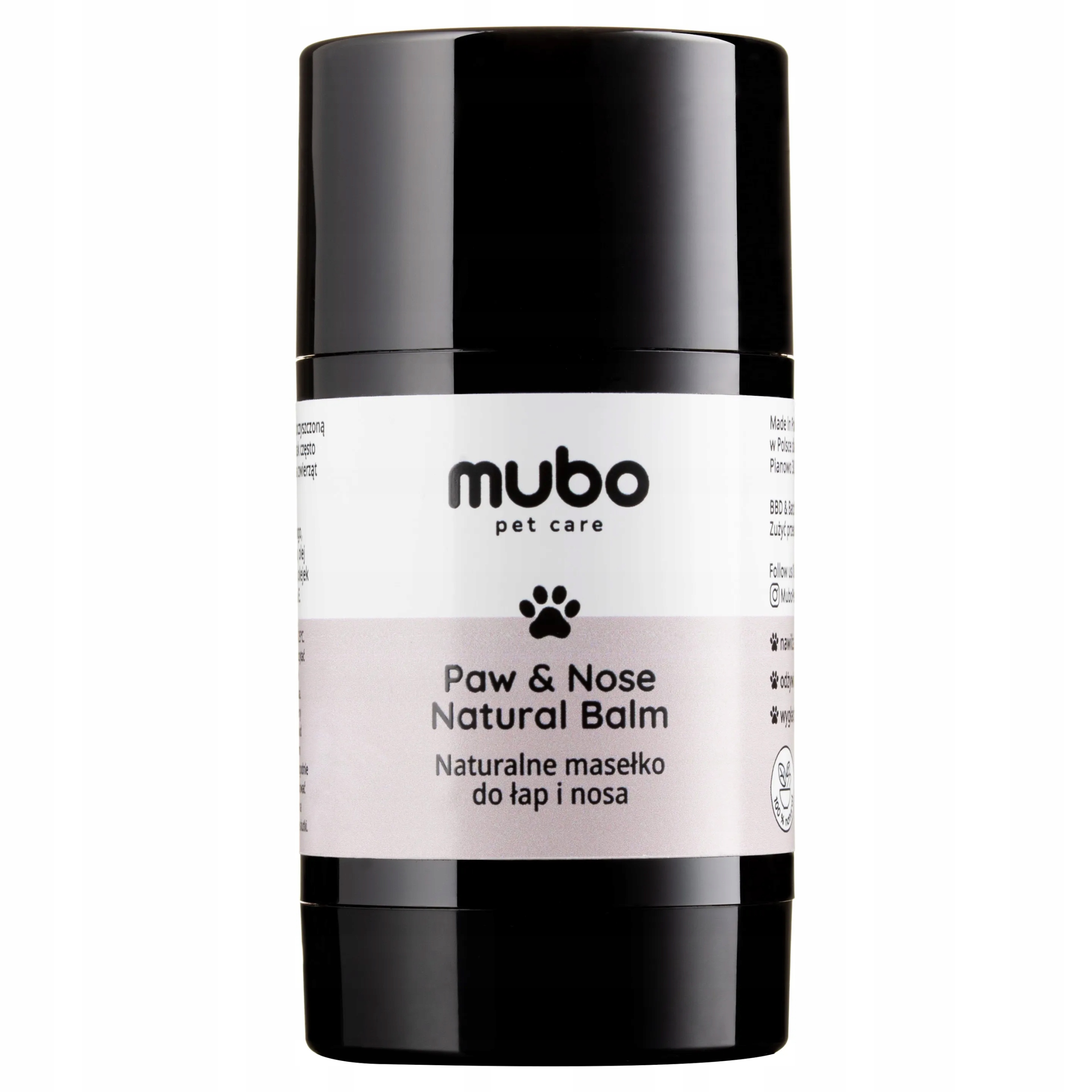 Mubo Paw & Nose Natural Balm Stick 25g