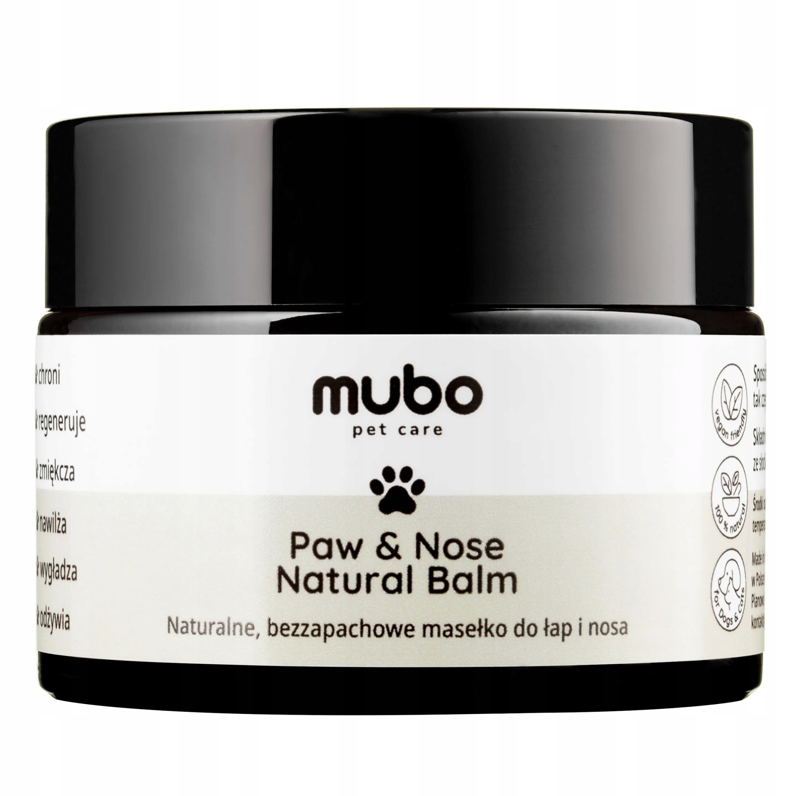 Mubo Paw & Nose Natural Balm 50g słoiczek bezzapachowy